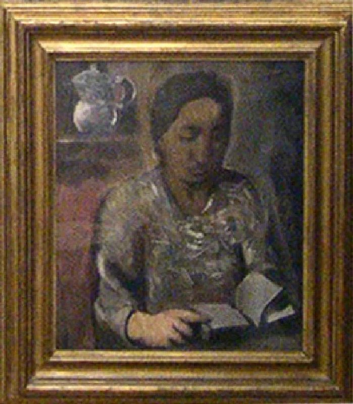  46-Donna che legge  -Polo del Novecento-Casa Museo Boschi, Milano 